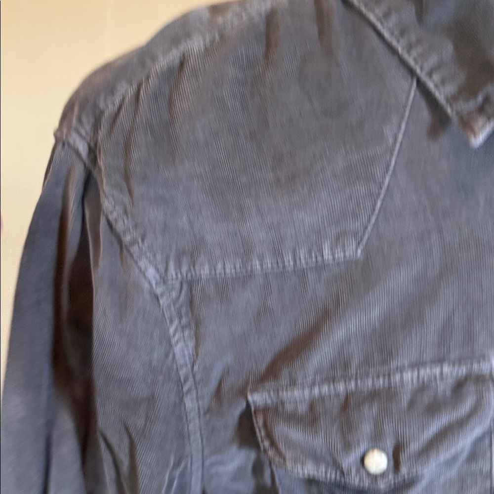 True Grit Jackson Cord Gray Casual Button Down Shirt size XL - Picture 8 of 9